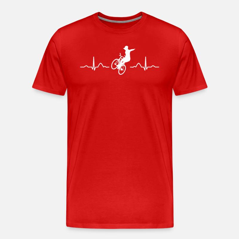 Kunstradfahren Kunstradfahrer - Männer Premium Bio T-Shirt - Rot