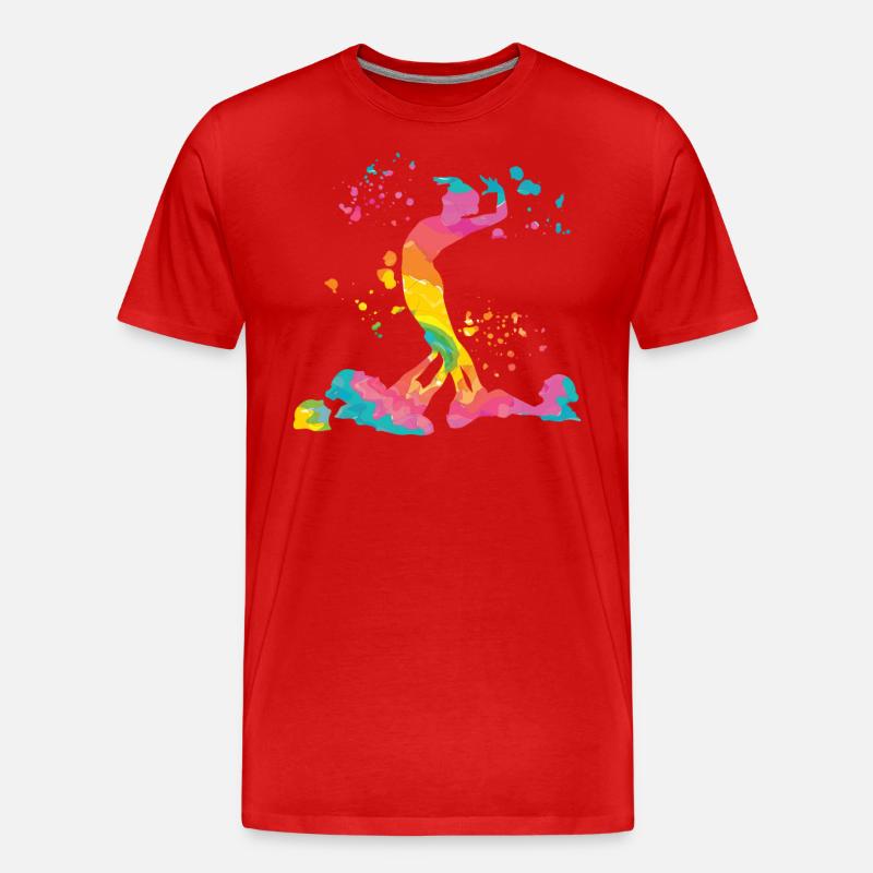 Artistic Swim Team Synchronschwimmen - Männer Premium Bio T-Shirt - Rot