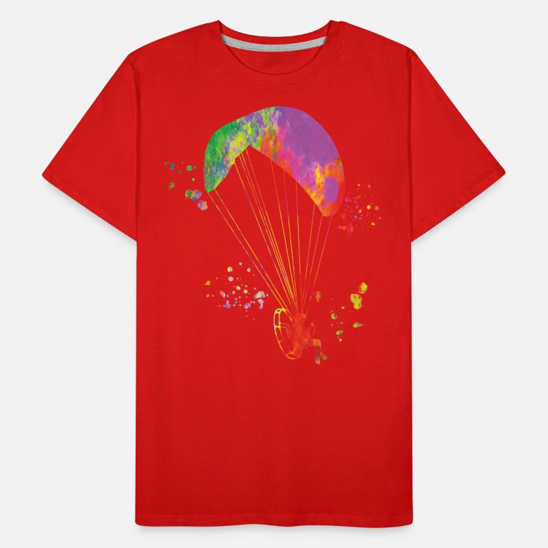 Parapente motorisé Paramoteur Paramoteur T-shirt bio Premium Homme