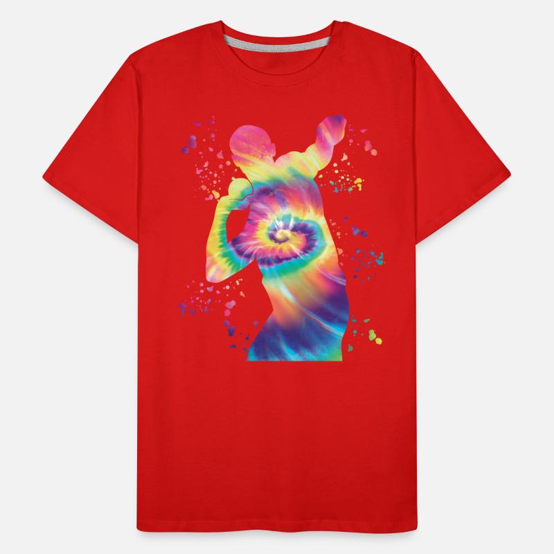Kugelstoßer Colorsplash Kugelstoßen Männer Premium Bio T-Shirt