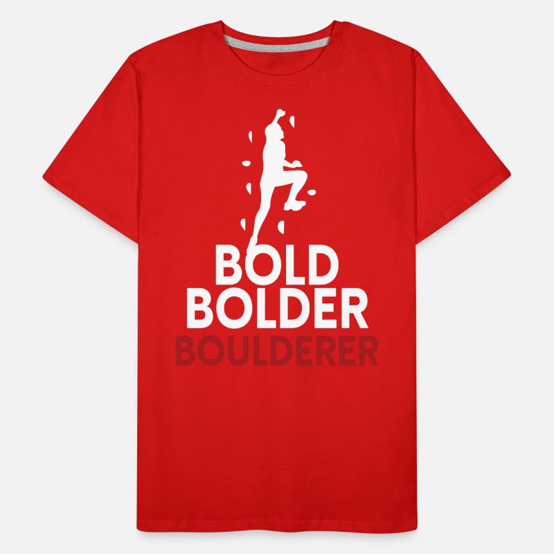 Bold Bolder Bloc de bloc T-shirt bio Premium Homme