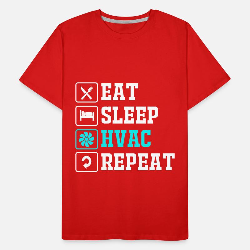 Technicien Technicien en climatisation Technicien en réfrigération Chauffage T-shirt bio Premium Homme