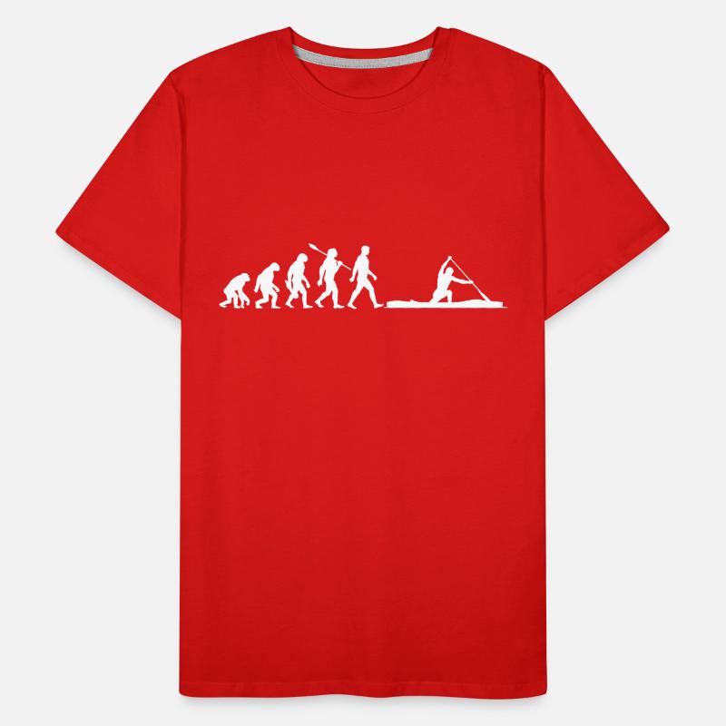 Evolution - Canadians - Canoeing - Competition Men's Premium Organic T-Shirt