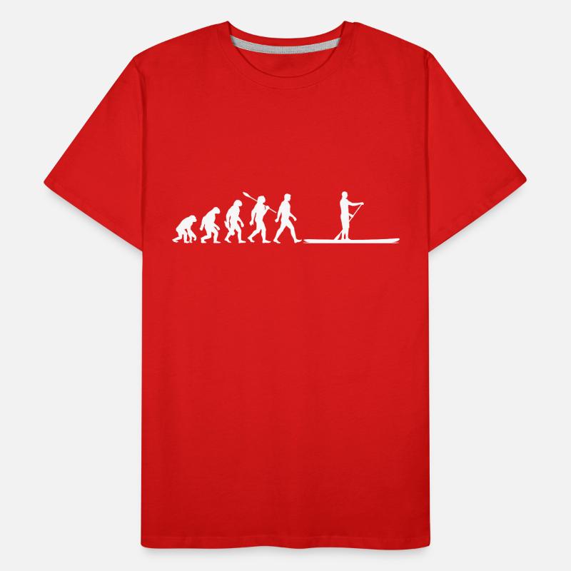 Evolution - SUP - Stand up paddling Men's Premium Organic T-Shirt
