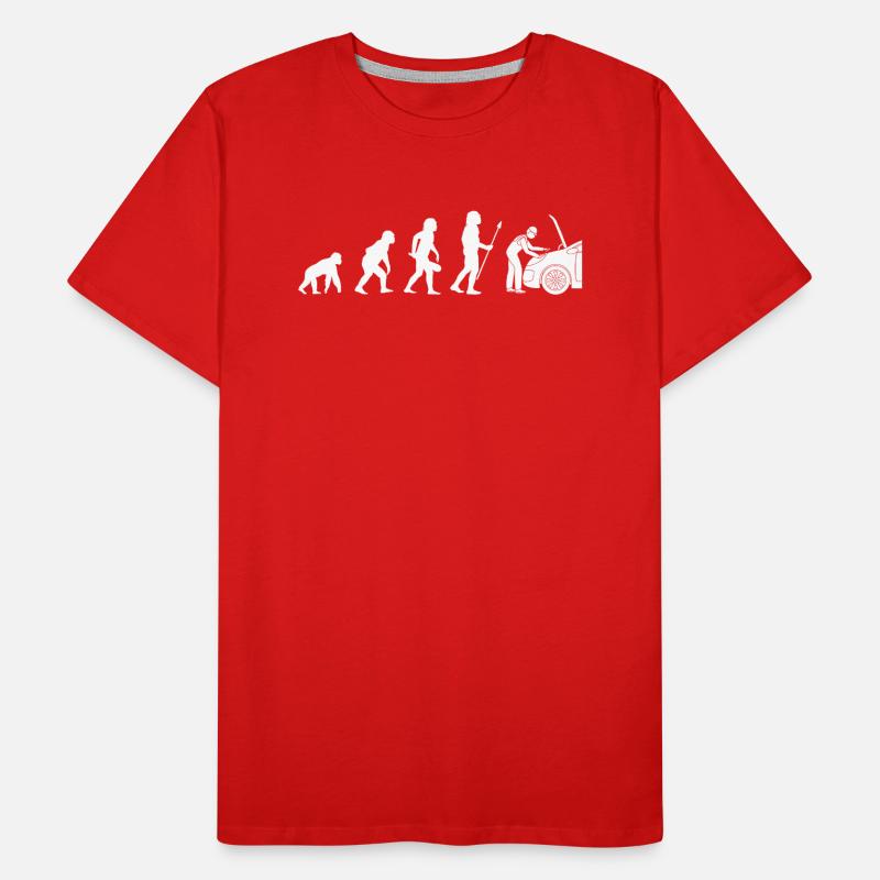 Evolution Automotive Mechanic Men's Premium Organic T-Shirt
