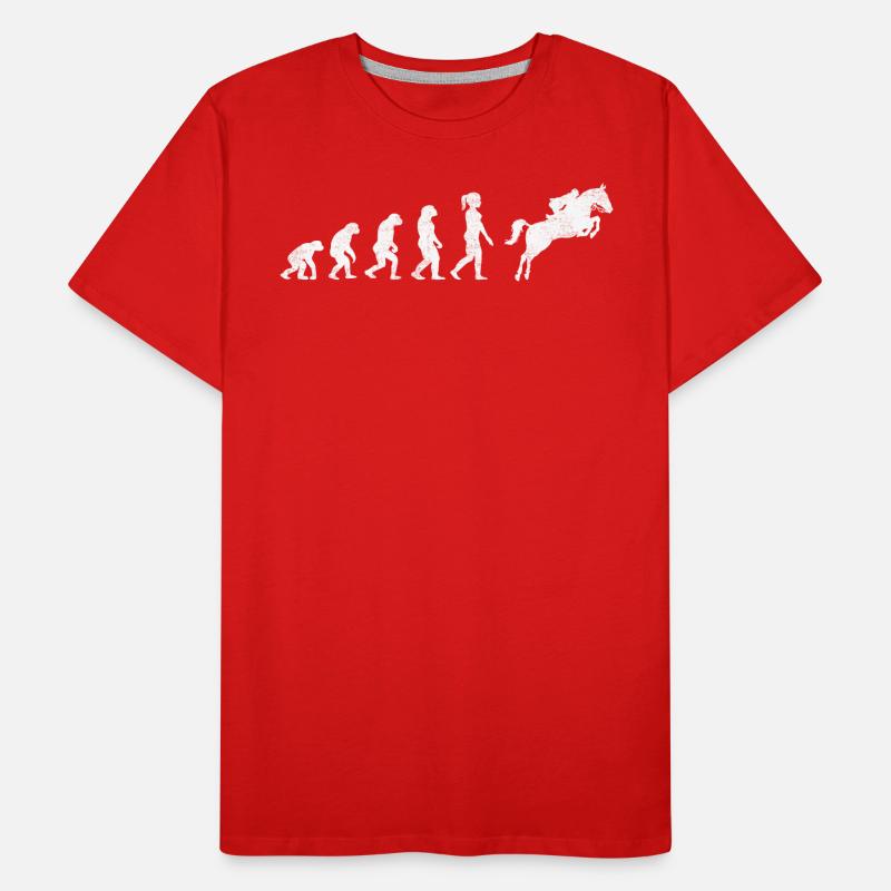 Evolution Équitation T-shirt bio Premium Homme
