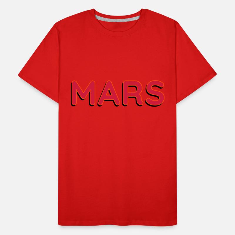 MARS texte astro T-shirt bio Premium Homme