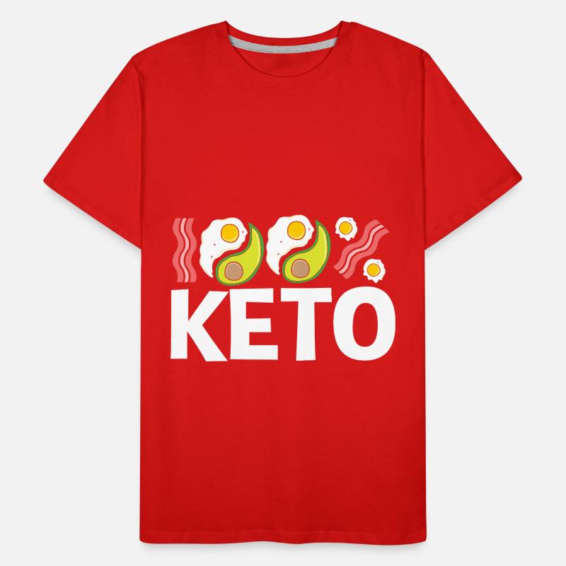Keto Diet Men's Premium Organic T-Shirt