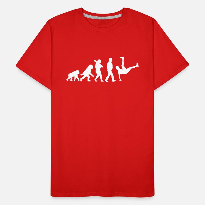 Évolution du break dance T-shirt bio Premium Homme
