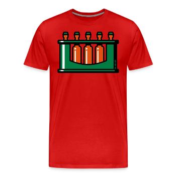 XGruner Box - Men's Premium Organic T-Shirt - red - Front - Damien (186cm)