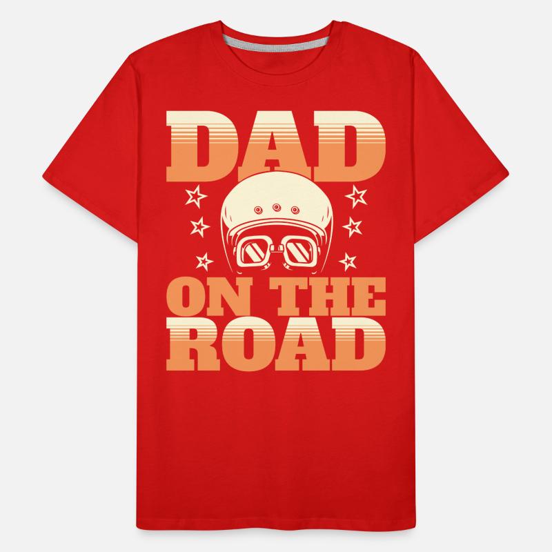 Humorous phrase daddy biker dad biker Men's Premium Organic T-Shirt