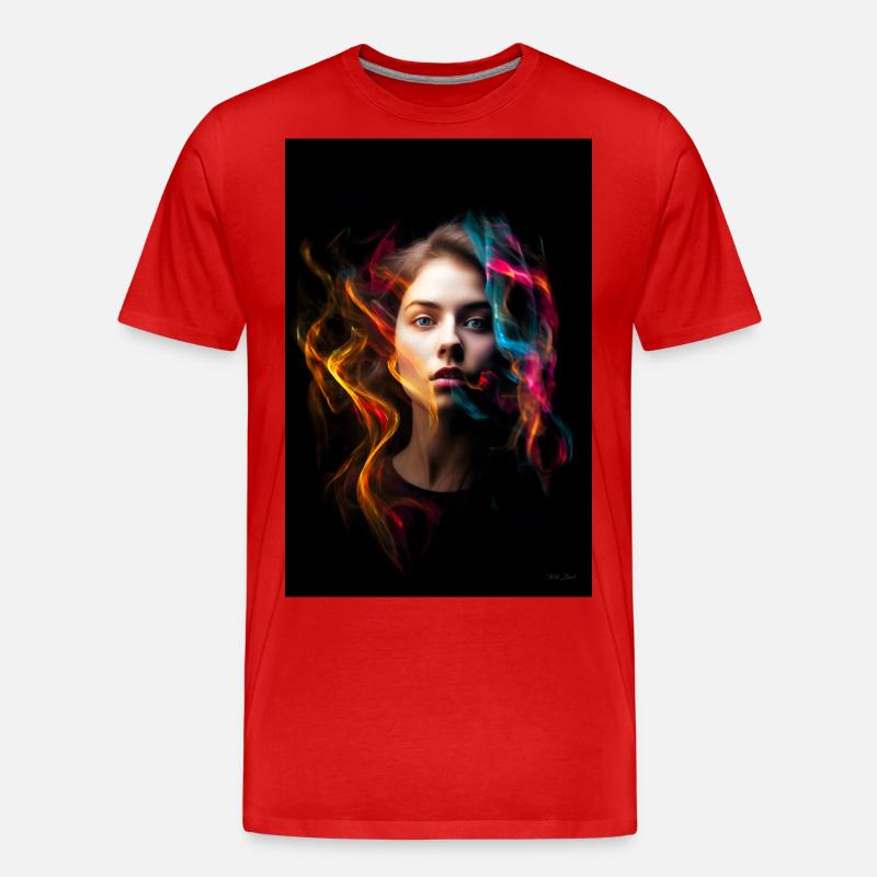 Sinnlich 4 - Männer Premium Bio T-Shirt - Rot