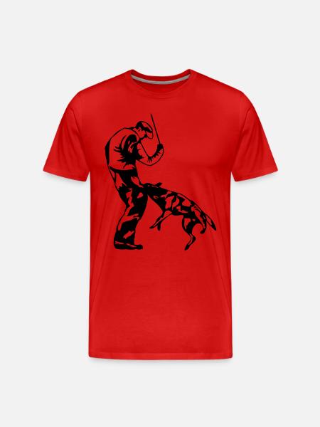 biting - Men's Premium Organic T-Shirt - red