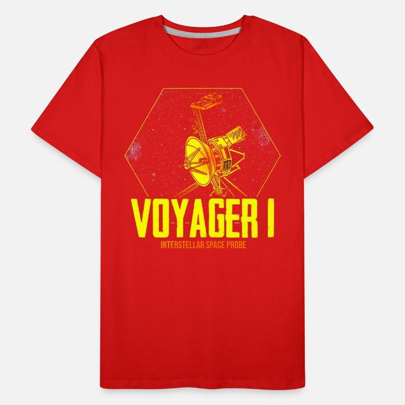 Voyager 1 - Interstellar Space Probe Men's Premium Organic T-Shirt