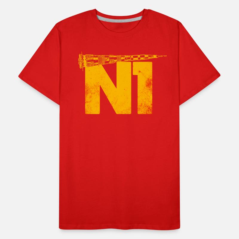 N1 Soviet Union Moon Rocket Men's Premium Organic T-Shirt
