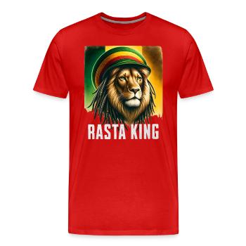 de la Jamaïque - T-shirt bio Premium Homme - rouge - Devant - Damien (186cm)