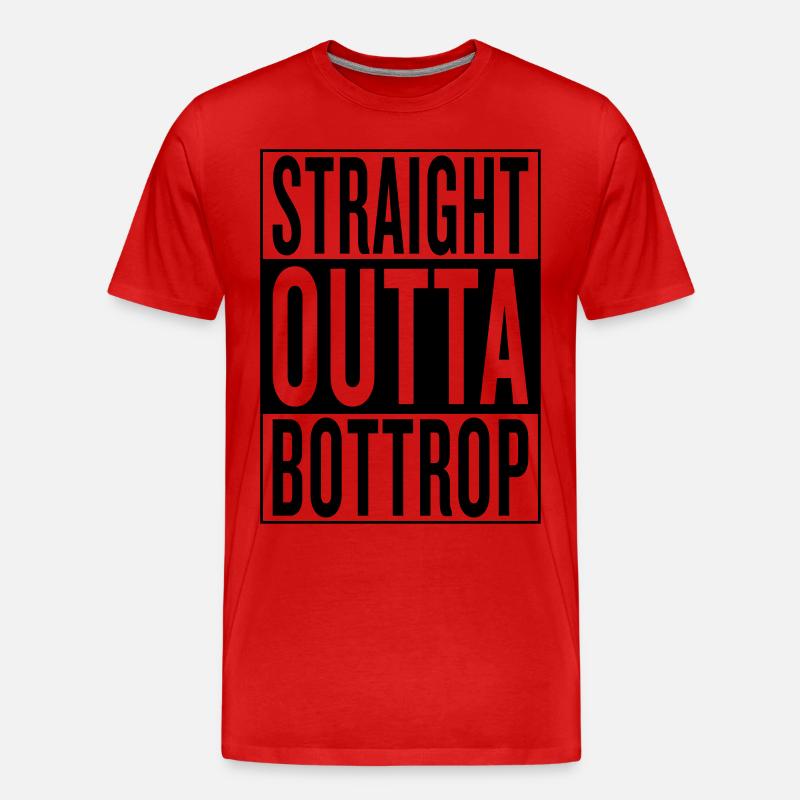 Bottrop - Männer Premium Bio T-Shirt - Rot