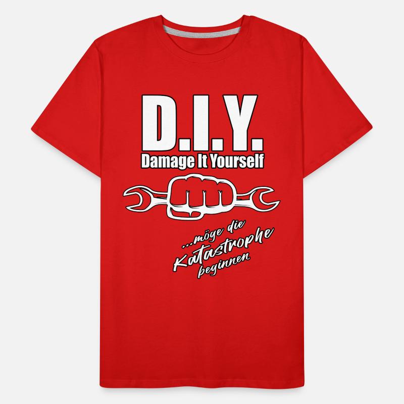 D.I.Y. - Damage it yourself Männer Premium Bio T-Shirt