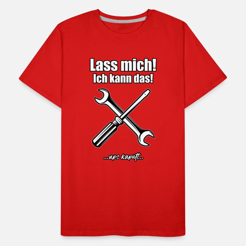 Lass mich, ich kann das! Männer Premium Bio T-Shirt