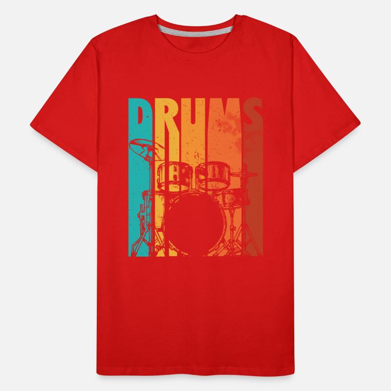 Drummer Drums | Drums drummer gift Men's Premium Organic T-Shirt