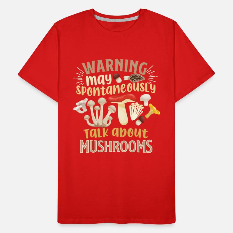 Champignons champignons champignons champignons panier champignon automne T-shirt bio Premium Homme