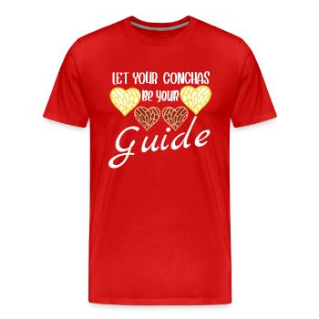 Spanischer Humor Conchas Mexikanisches Brot - Männer Premium Bio T-Shirt - Rot - Vorne - Damien (186cm)