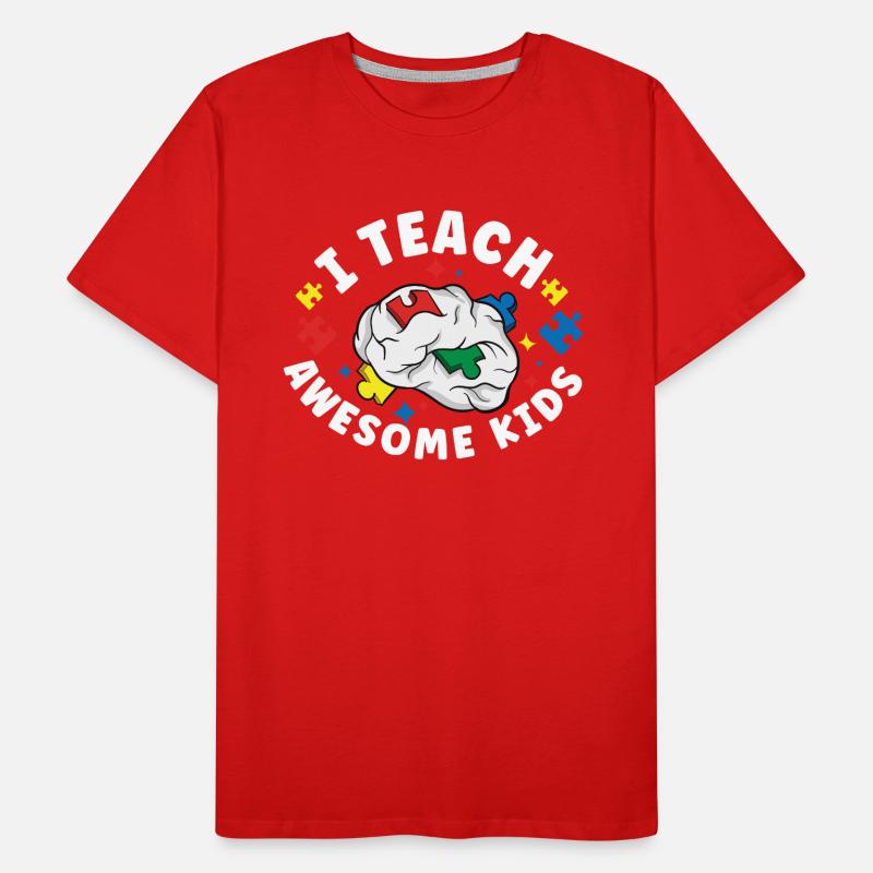 L’enseignant de l’enfance en difficulté a accéléré l’inclusion des enseignants T-shirt bio Premium Homme