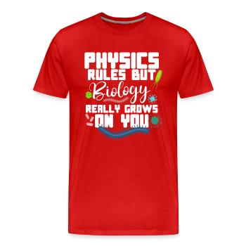 Microbiologist Microbiology Lab Staph Biology - Männer Premium Bio T-Shirt - Rot - Vorne - Damien (186cm)