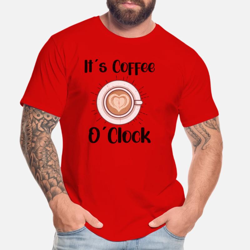 Coffee Lover Caffeine Molecule Java Latte Espresso Männer Premium Bio T-Shirt
