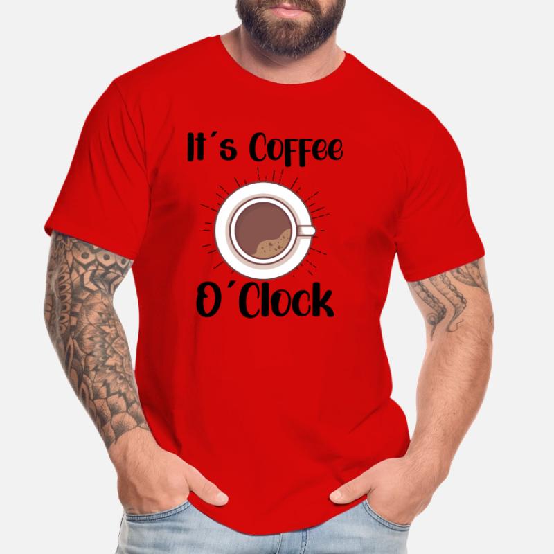 Coffee Lover Caffeine Molecule Java Latte Espresso Männer Premium Bio T-Shirt