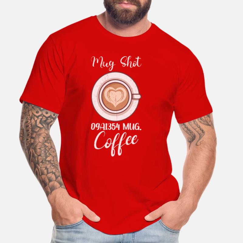 Coffee Lover Caffeine Molecule Java Latte Espresso Men's Premium Organic T-Shirt