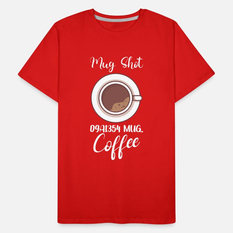 Coffee Lover Caffeine Molecule Java Latte Espresso Männer Premium Bio T-Shirt