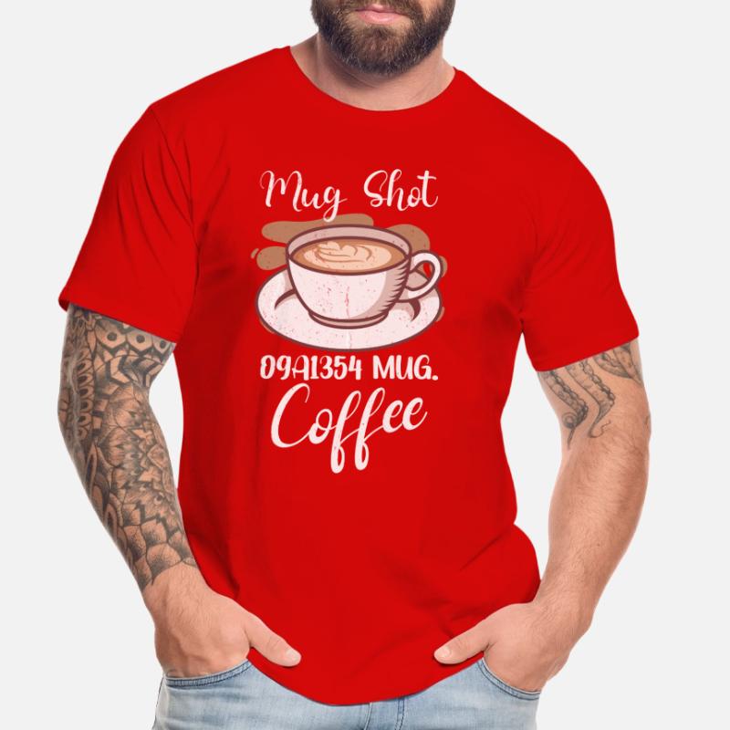 Coffee Lover Caffeine Molecule Java Latte Espresso Men's Premium Organic T-Shirt