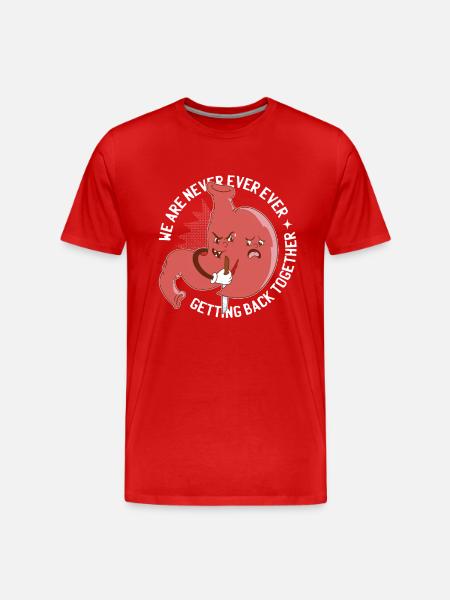 Gastric sleeve gastrectomy Sleeve gastrectomy - Men's Premium Organic T-Shirt - red