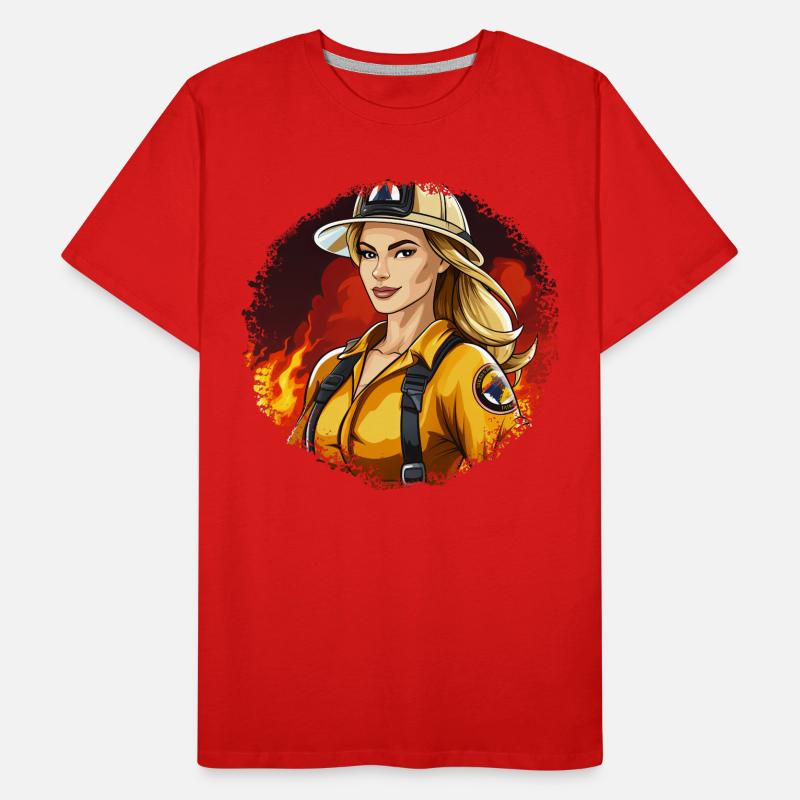 Pompier Pompier T-shirt bio Premium Homme