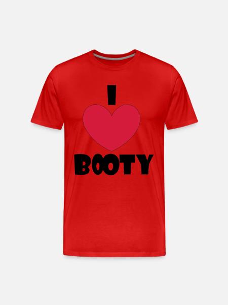J'aime Booty - T-shirt bio Premium Homme - rouge