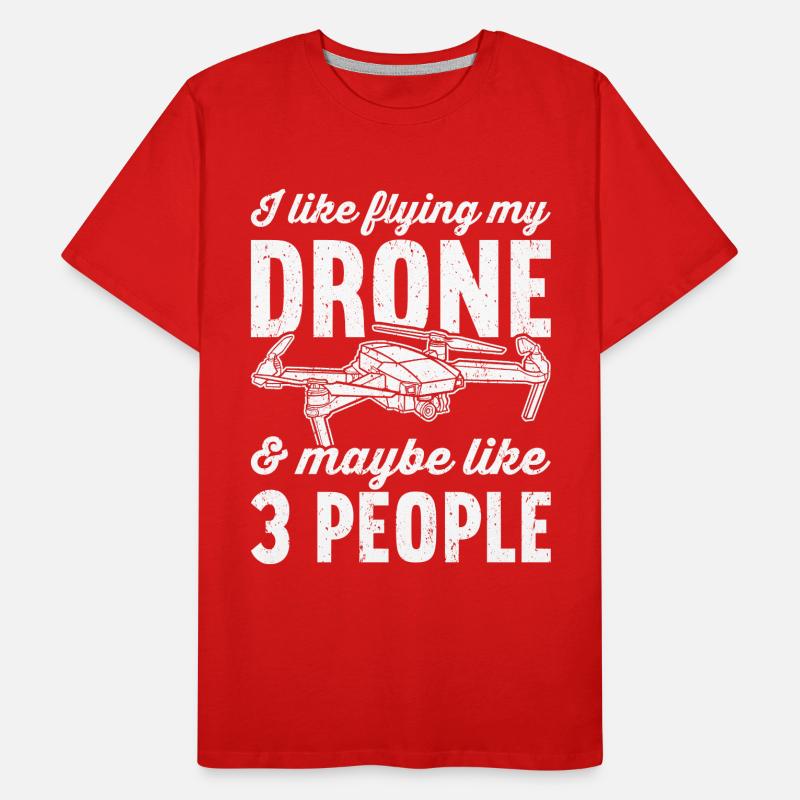 Drone Pilot Drones Men's Premium Organic T-Shirt