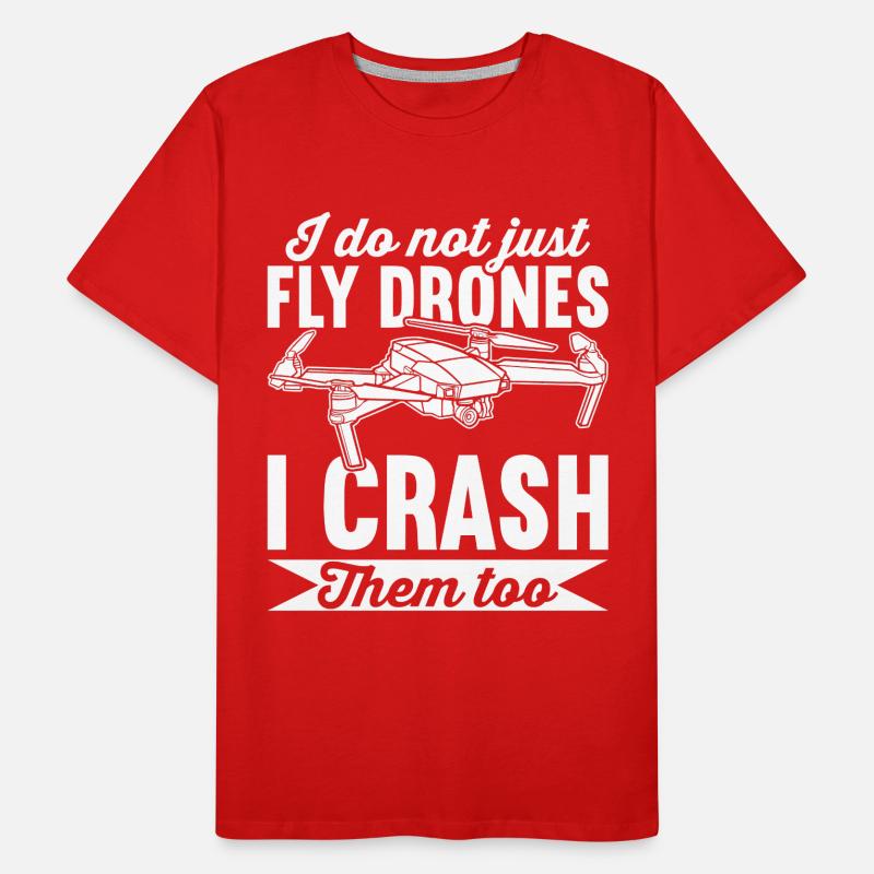 Drones pilotes de drones T-shirt bio Premium Homme