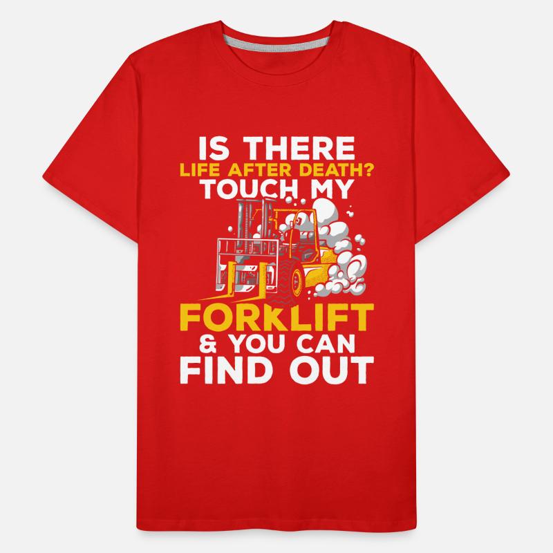 Gabelstaplerfahrer Gabelstaplerfahrer Männer Premium Bio T-Shirt