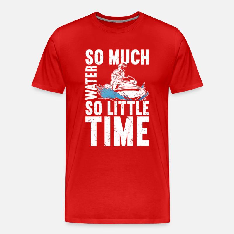 Jetski Jetski - Männer Premium Bio T-Shirt - Rot
