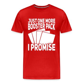 Jeu de cartes à collectionner - T-shirt bio Premium Homme - rouge - Devant - Damien (186cm)
