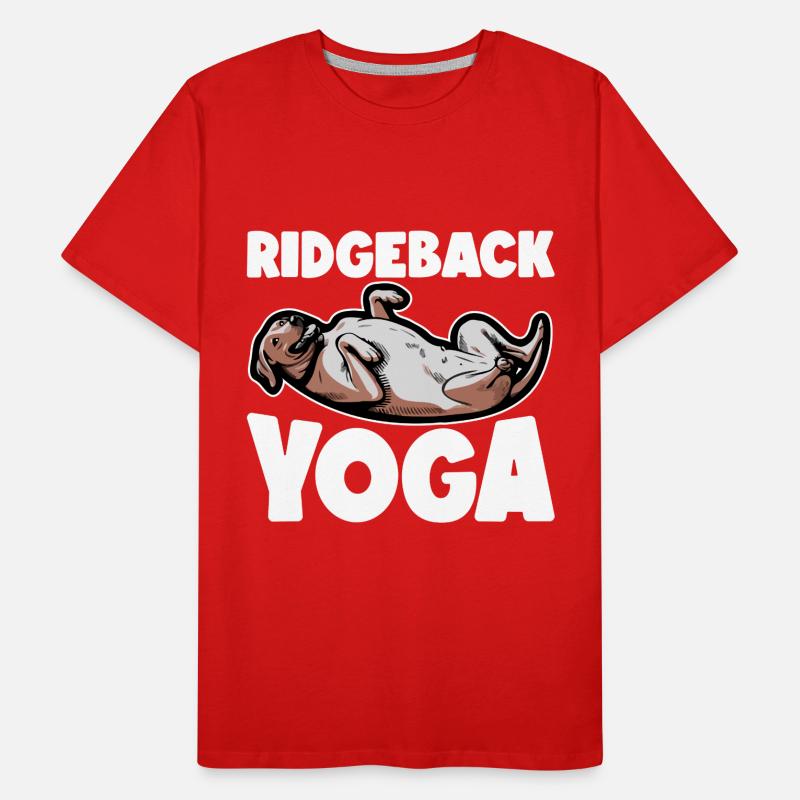 Chien Rhodesian Ridgeback Rhodesian Ridgebacks T-shirt bio Premium Homme
