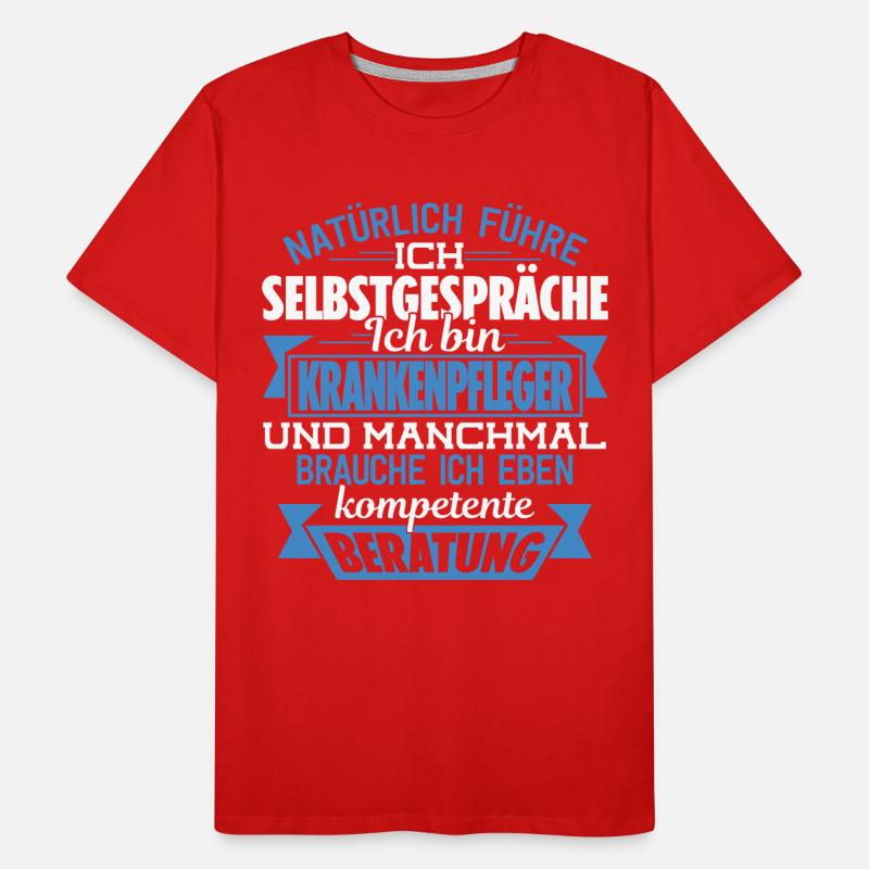 KRANKENPFLEGER - KOMPETENTE BERATUNG Männer Premium Bio T-Shirt