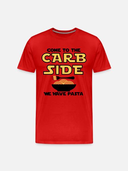 carbs.ai - Men's Premium Organic T-Shirt - red