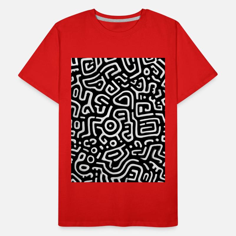 Abstract Pattern | Organic Shapes Männer Premium Bio T-Shirt