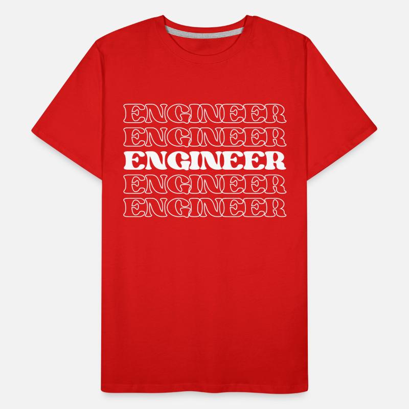 Engineer Designer Developer Technician Builder Men's Premium Organic T-Shirt
