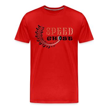 Spirit of speed incredible speed - Men's Premium Organic T-Shirt - red - Front - Damien (186cm)