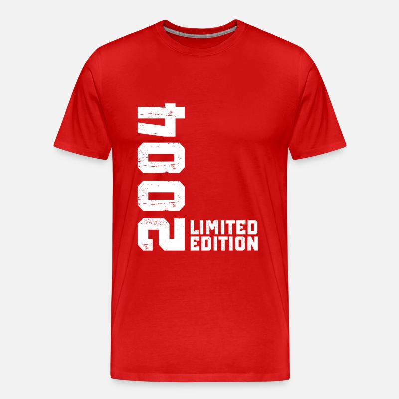 2004 Limted Edition - Männer Premium Bio T-Shirt - Rot