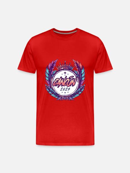 Cancun Mexico 2024 - Men's Premium Organic T-Shirt - red