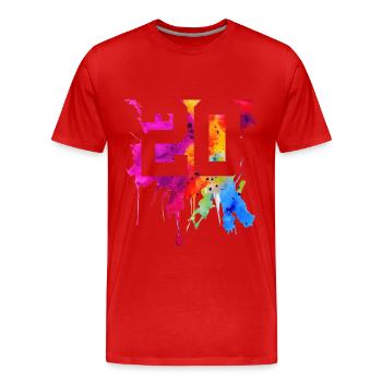 20 JAHRE 20. GEBURTSTAG - Männer Premium Bio T-Shirt - Rot - Vorne - Damien (186cm)